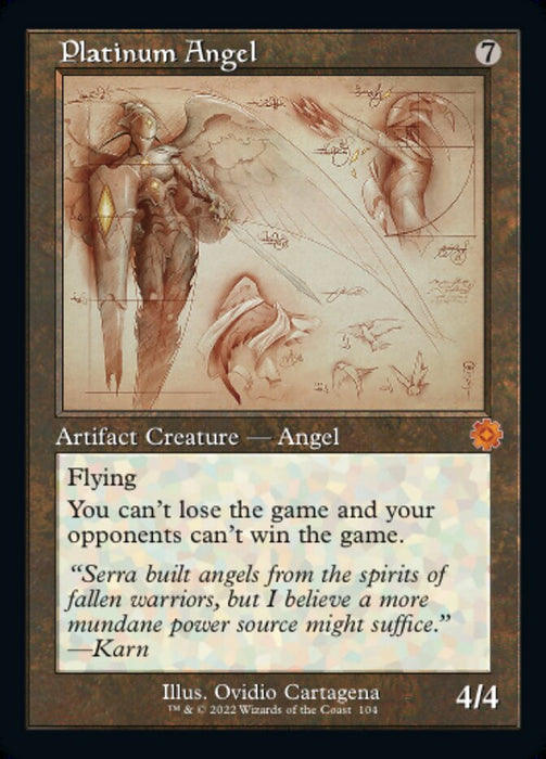 Platinum Angel - Retro Frame (Foil)