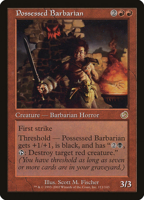 Possessed Barbarian  (Foil)