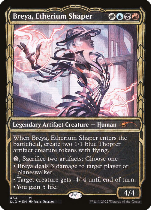 Breya, Etherium Shaper - Full Art - Legendary- Showcase- Inverted (Foil)