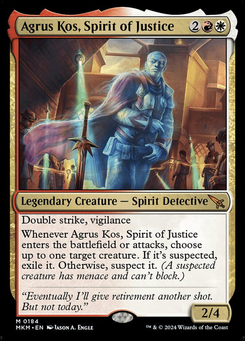 Agrus Kos, Spirit of Justice - Legendary (Foil)