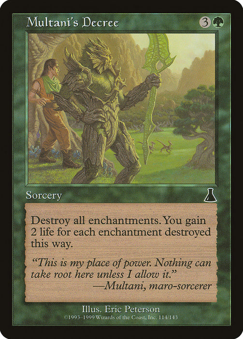 Multani's Decree  (Foil)