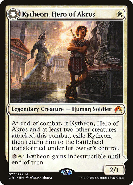 Kytheon, Hero of Akros // Gideon, Battle-Forged  - Originpwdfc (Foil)