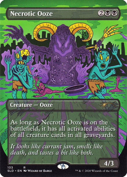 Necrotic Ooze - Borderless - Full Art - Inverted