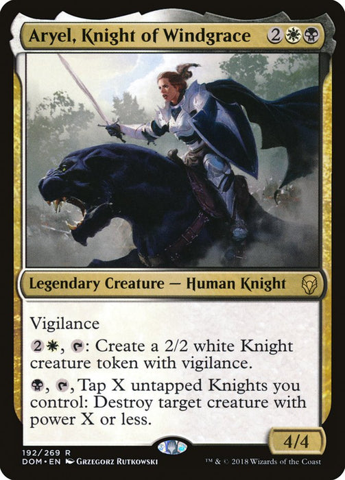 Aryel, Knight of Windgrace  - Legendary (Foil)