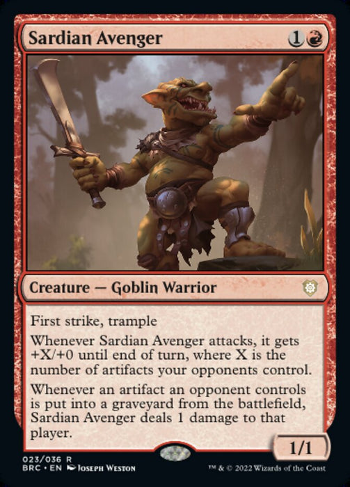 Sardian Avenger (Foil)