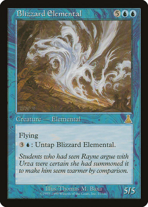 Blizzard Elemental  (Foil)