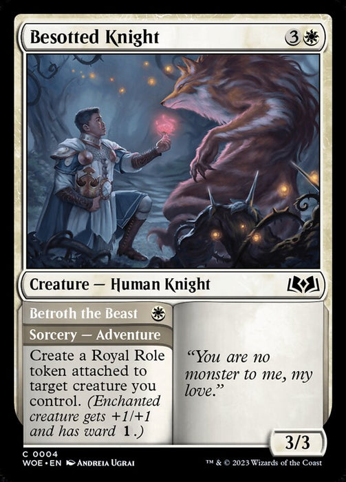 Besotted Knight // Betroth the Beast (Foil)