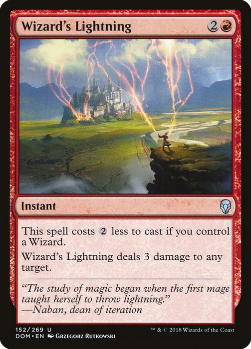 Wizard's Lightning  (Foil)