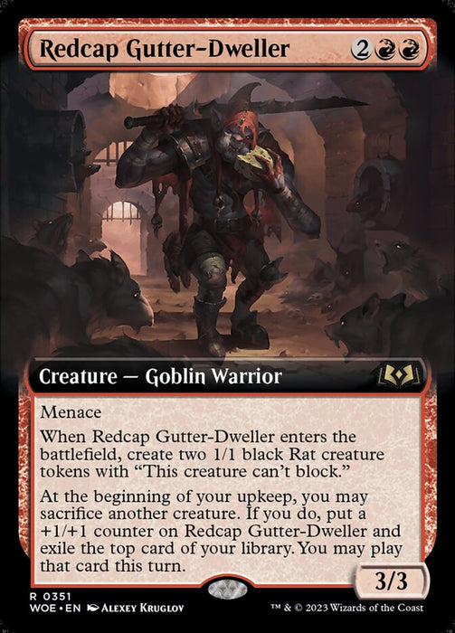Redcap Gutter-Dweller - Extended Art (Foil)
