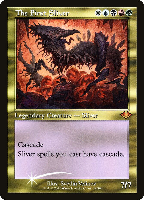 The First Sliver - Retro Frame  - Legendary (Foil)
