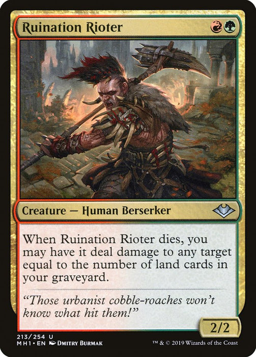 Ruination Rioter  (Foil)