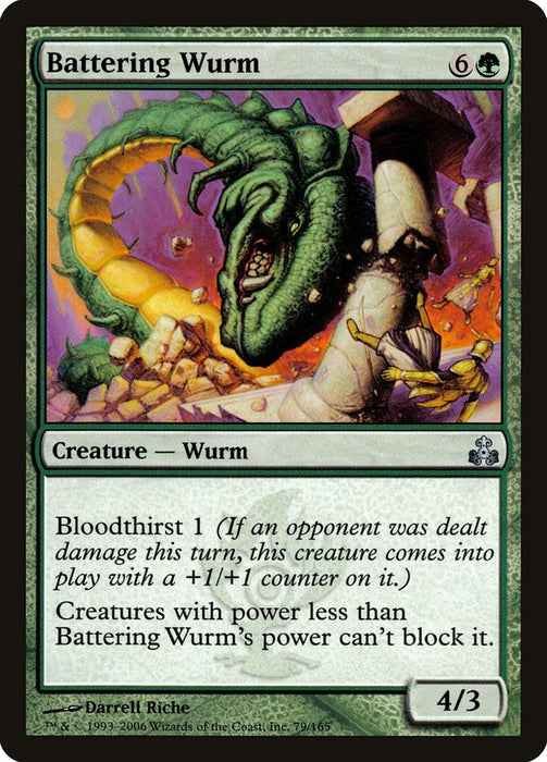 Battering Wurm  (Foil)