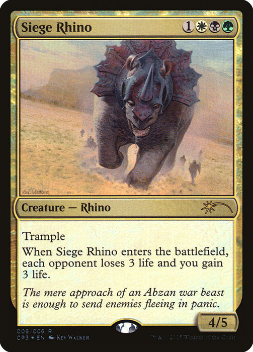 Siege Rhino  (Foil)