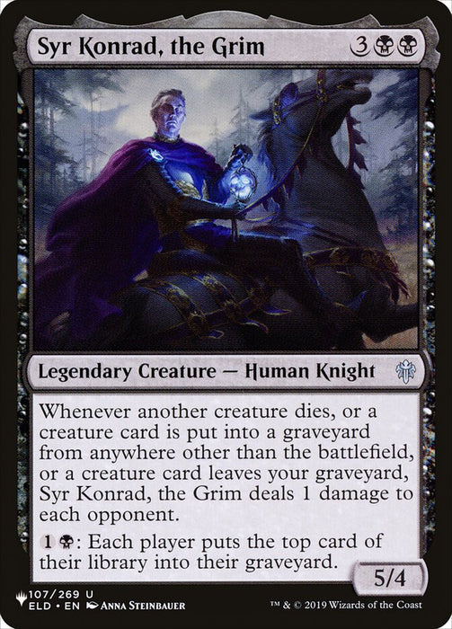 Syr Konrad, the Grim - Legendary