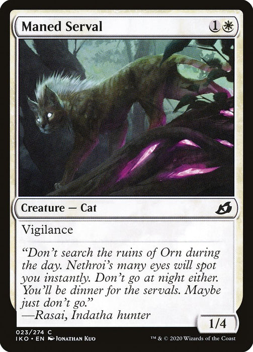 Maned Serval  (Foil)