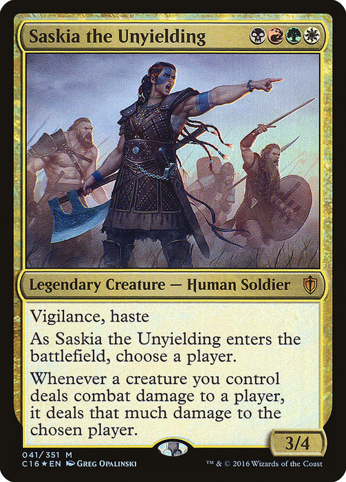 Saskia the Unyielding  (Foil)
