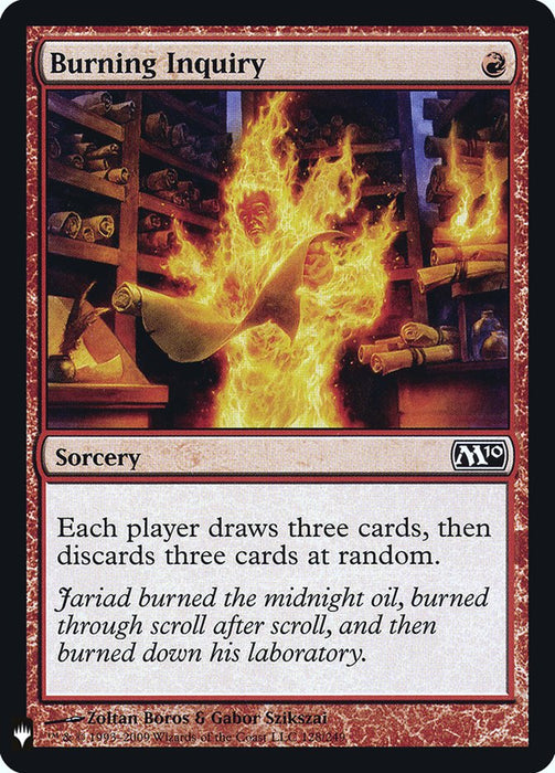 Burning Inquiry (Foil)