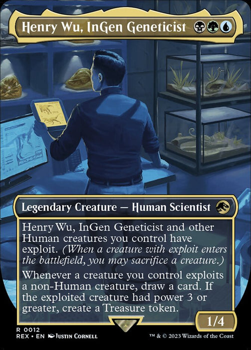 Henry Wu, InGen Geneticist - Borderless - Legendary