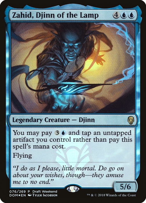 Zahid, Djinn of the Lamp  - Legendary (Foil)