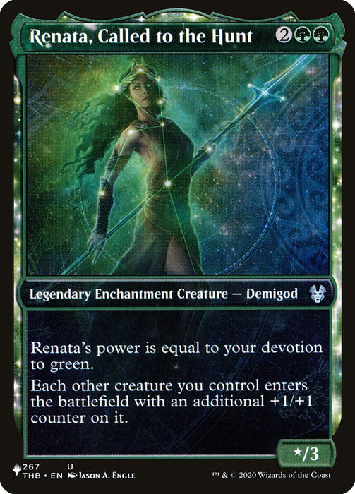 Renata, Called to the Hunt - Full Art - Nyxtouched- Showcase- Legendary- Inverted