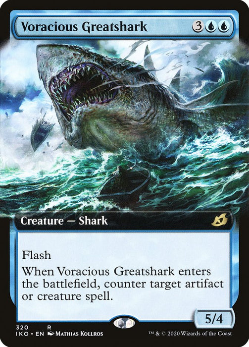 Voracious Greatshark  - Extended Art (Foil)