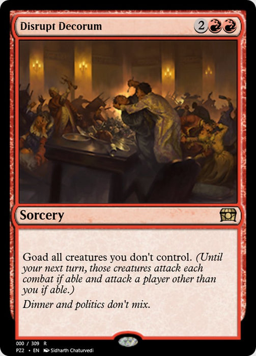 Disrupt Decorum  (Foil)