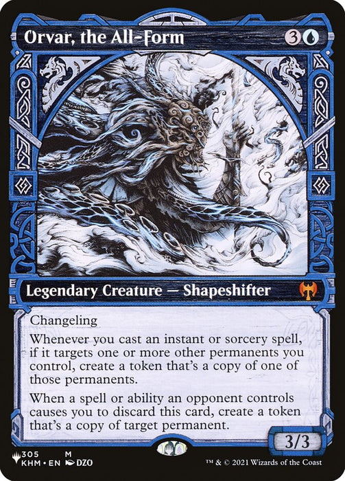 Orvar, the All-Form - Full Art - Showcase- Legendary- Inverted