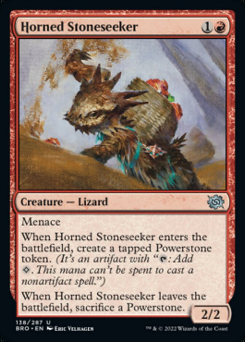 Horned Stoneseeker (Foil)