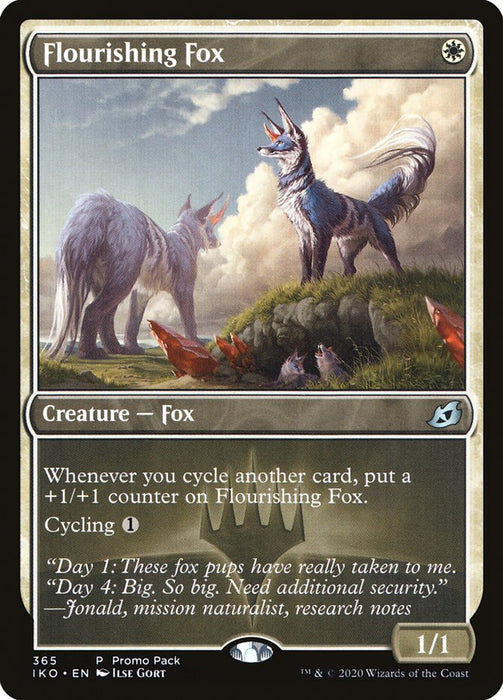 Flourishing Fox  - Inverted (Foil)