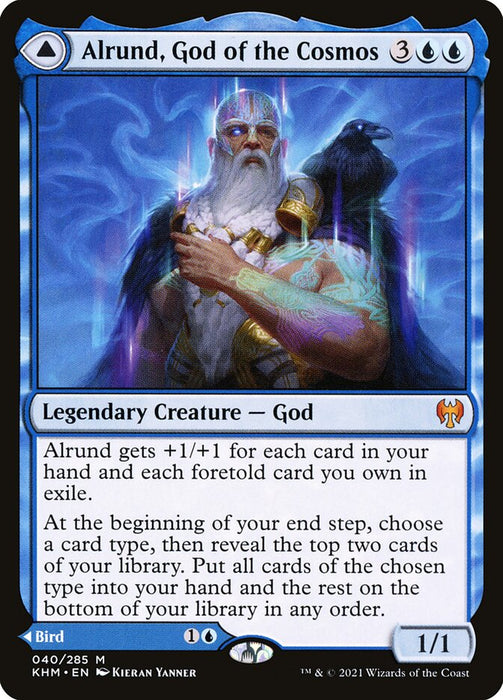 Alrund, God of the Cosmos // Hakka, Whispering Raven  - Legendary (Foil)