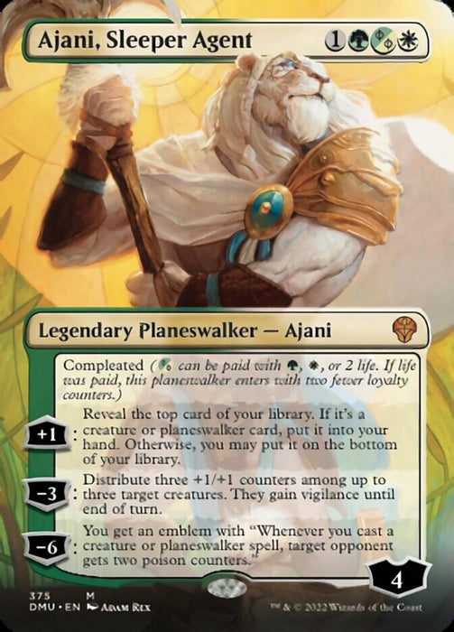 Ajani, Sleeper Agent - Borderless (Foil)