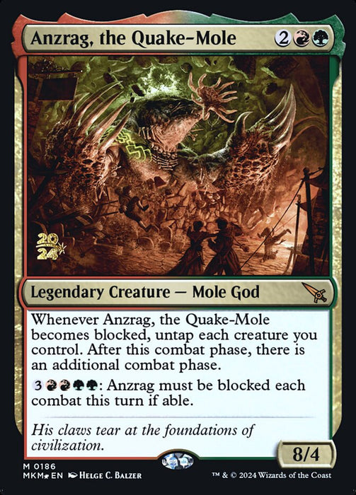 Anzrag, the Quake-Mole - Legendary (Foil)