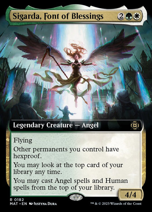 Sigarda, Font of Blessings - Legendary- Extended Art
