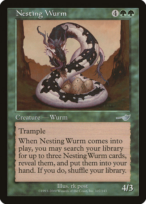 Nesting Wurm  (Foil)