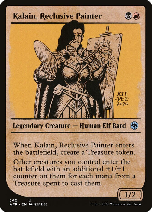 Kalain, Reclusive Painter  - Showcase - Legendary (Foil)