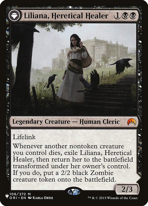 Liliana, Heretical Healer // Liliana, Defiant Necromancer - Originpwdfc