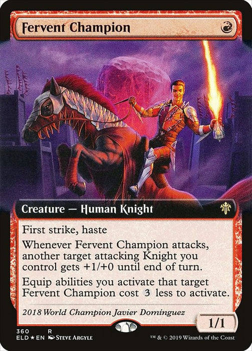 Fervent Champion  - Extended Art (Foil)