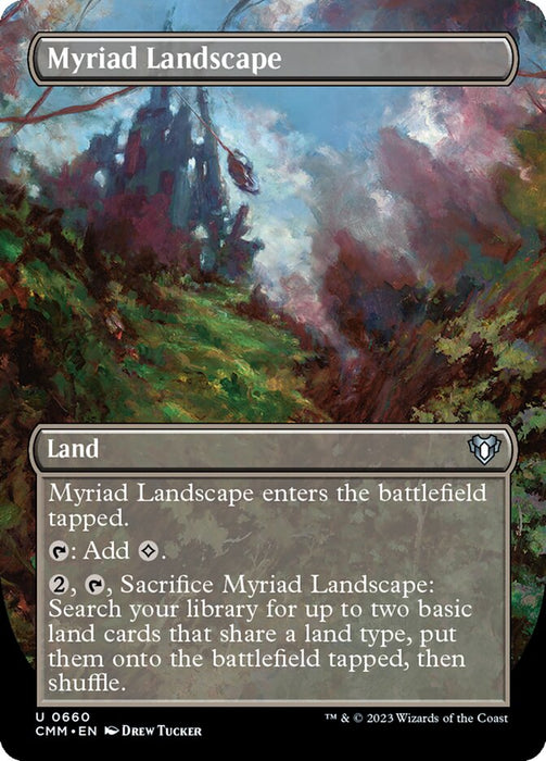 Myriad Landscape - Borderless - Inverted (Foil)