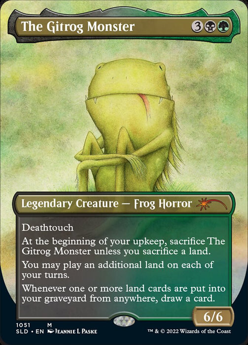 The Gitrog Monster - Borderless - Full Art - Legendary- Inverted (Foil)