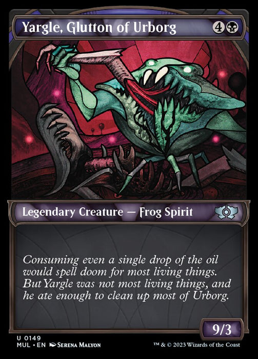 Yargle, Glutton of Urborg - Legendary- Showcase- Inverted (Foil)