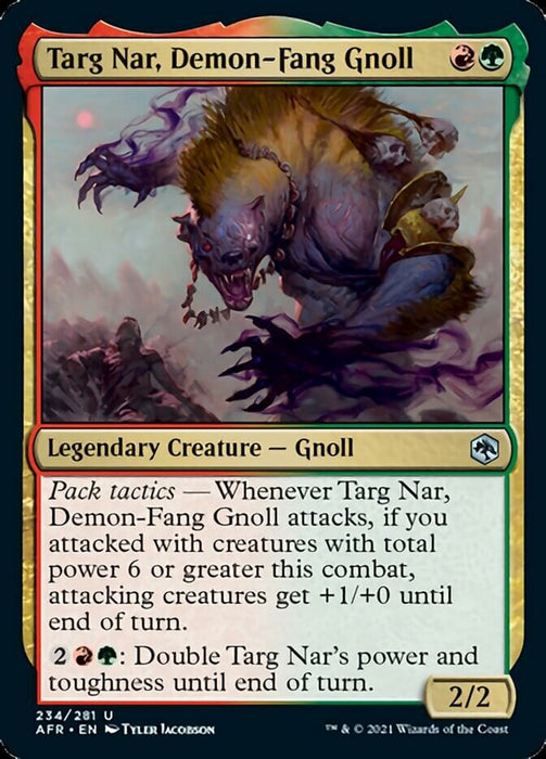 Targ Nar, Demon-Fang Gnoll  - Legendary