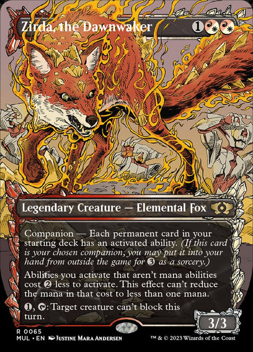 Zirda, the Dawnwaker - Borderless - Legendary- Showcase- Inverted