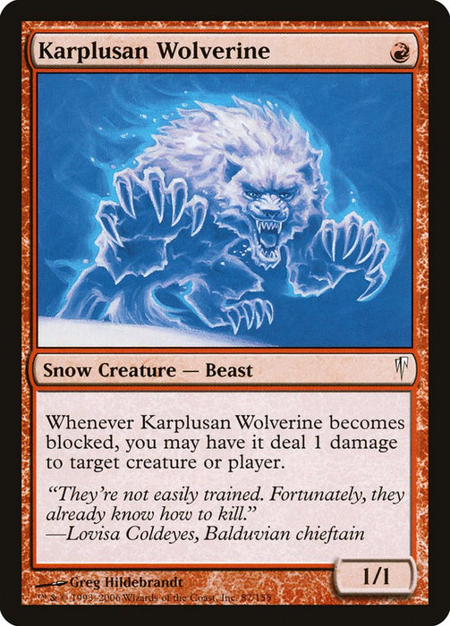 Karplusan Wolverine  (Foil)