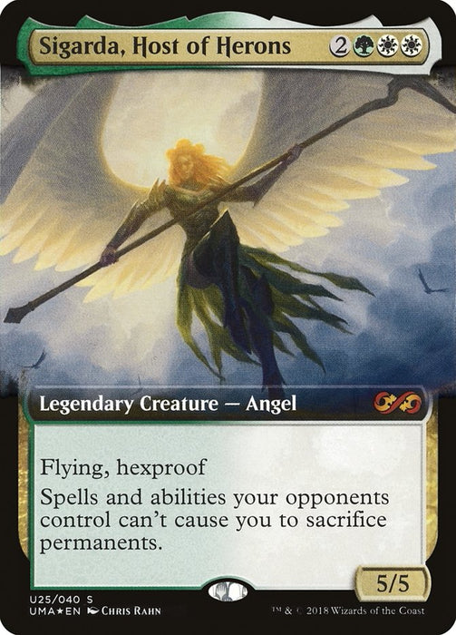 Sigarda, Host of Herons  - Extended Art - Legendary (Foil)