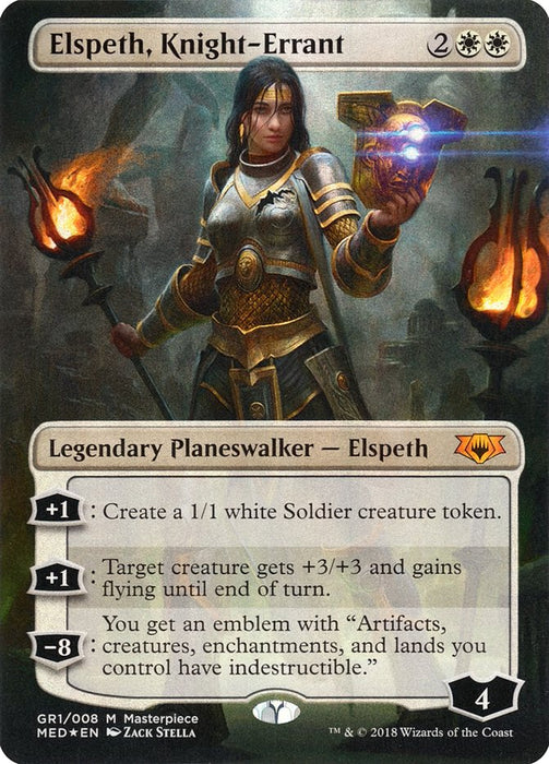 Elspeth, Knight-Errant - Borderless  (Foil)