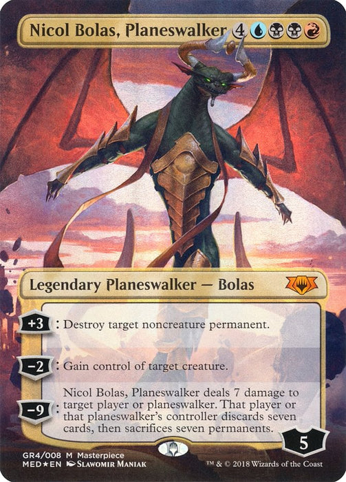 Nicol Bolas, Planeswalker - Borderless  (Foil)