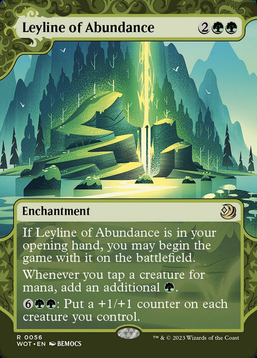 Leyline of Abundance - Borderless - Showcase (Foil)