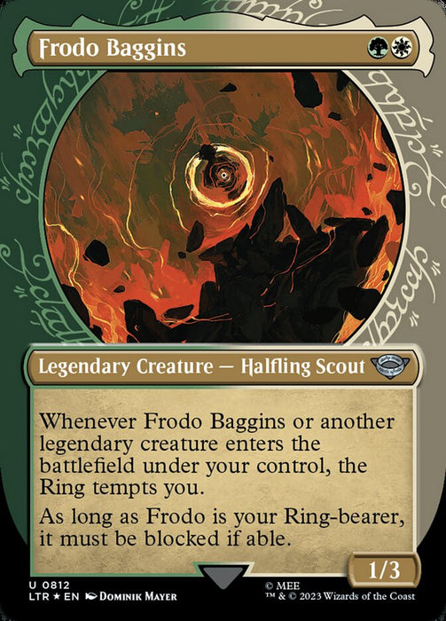 Frodo Baggins - Borderless - Showcase- Legendary (Foil)