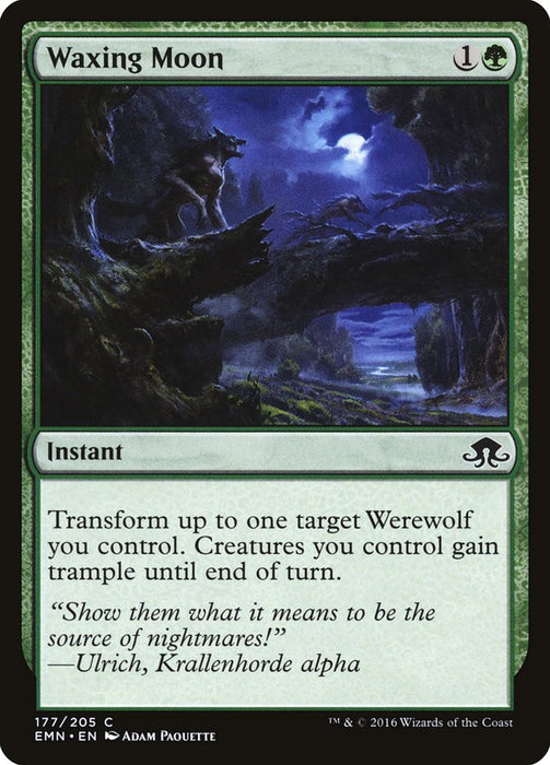 Waxing Moon  (Foil)