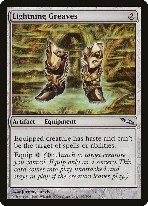 Lightning Greaves  (Foil)